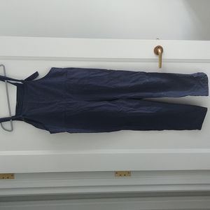 Zanzea Canvas Blue Overall Jumpsuit